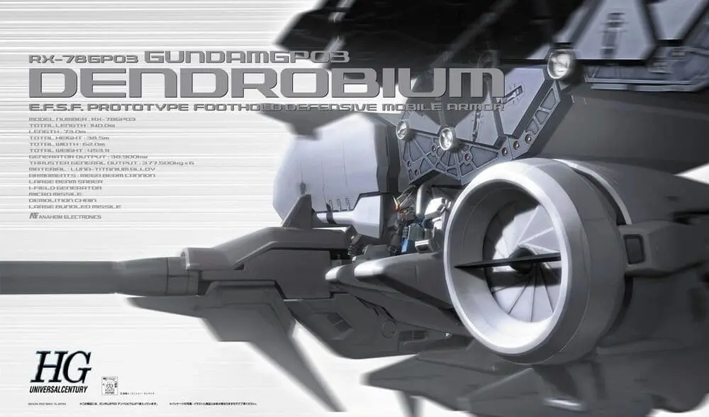 HGUC 1/144 RX-78GP03 Dendrobium