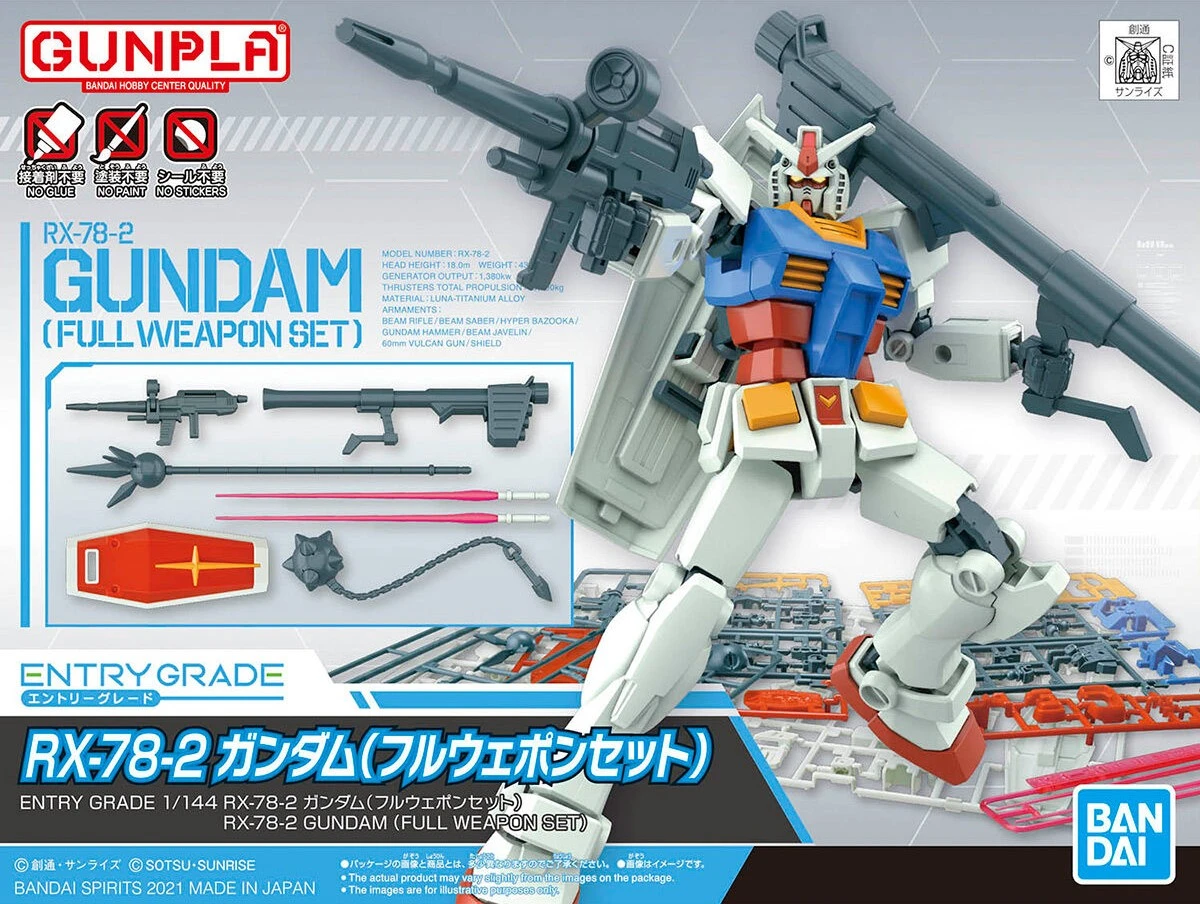 RX-78-2 Gundam (Full Weapon Set)