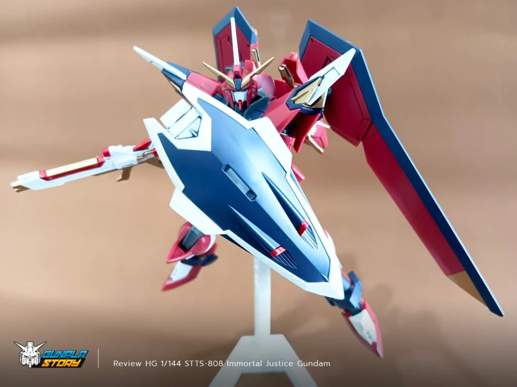 Review HG 1/144 STTS-808 Immortal Justice Gundam