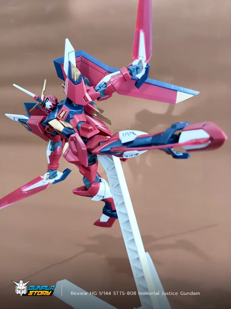 Review HG 1/144 STTS-808 Immortal Justice Gundam