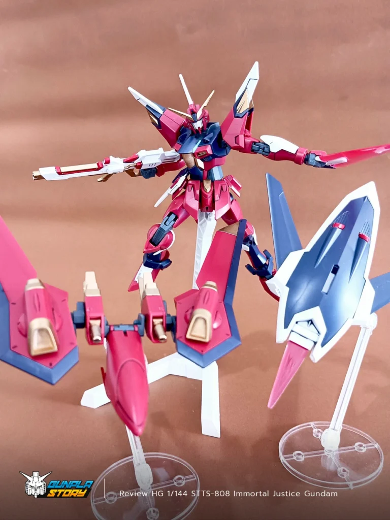 Review HG 1/144 STTS-808 Immortal Justice Gundam