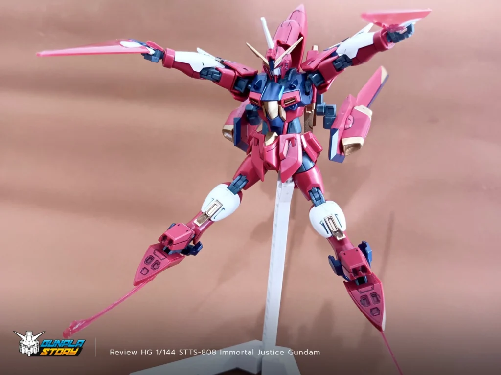 Review HG 1/144 STTS-808 Immortal Justice Gundam