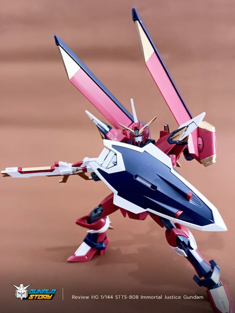 Review HG 1/144 STTS-808 Immortal Justice Gundam