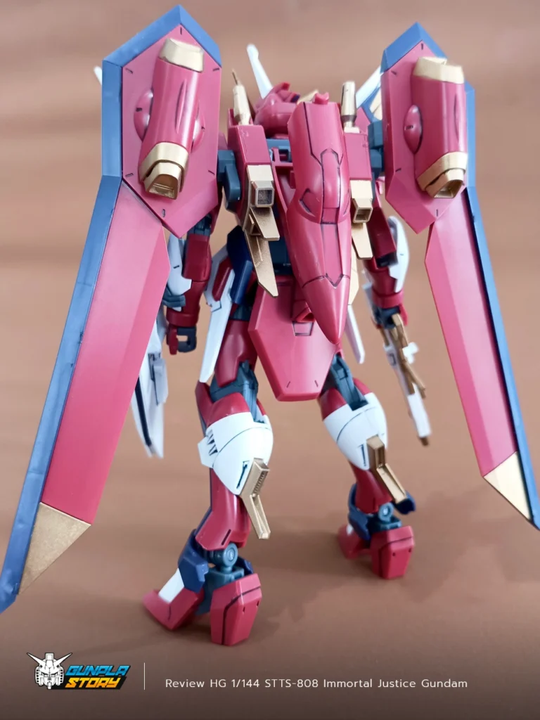 Review HG 1/144 STTS-808 Immortal Justice Gundam
