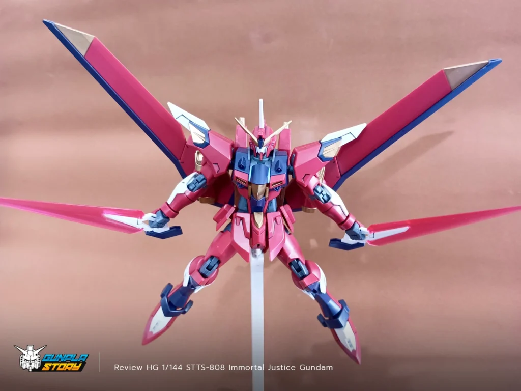 Review HG 1/144 STTS-808 Immortal Justice Gundam